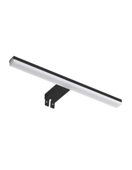 MDC Lampa łazienkowa TIWALL KIT (uchwyt lustro/ściana/szafka) czarny mat LED 12W 450mm 3000K IP44 576869109