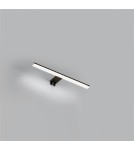 MDC Lampa łazienkowa TIWALL KIT (uchwyt lustro/ściana/szafka) czarny mat LED 12W 450mm 3000K IP44 576869109