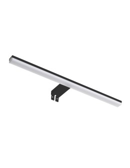 MDC Lampa łazienkowa TIWALL KIT (uchwyt lustro/ściana/szafka) czarny mat LED 16W 600mm 3000K IP44 576879109