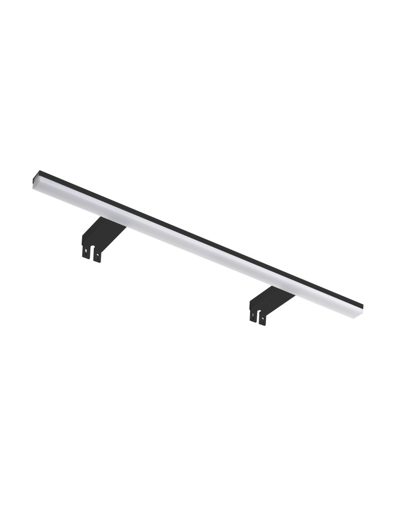 MDC Lampa łazienkowa TIWALL KIT (uchwyt lustro/ściana/szafka) czarny mat LED 20W 750mm 4000K IP44 576889105