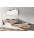 MDC Lampa łazienkowa TIWALL KIT (uchwyt lustro/ściana/szafka) chrom LED 20W 750mm 3000K IP44 576883009