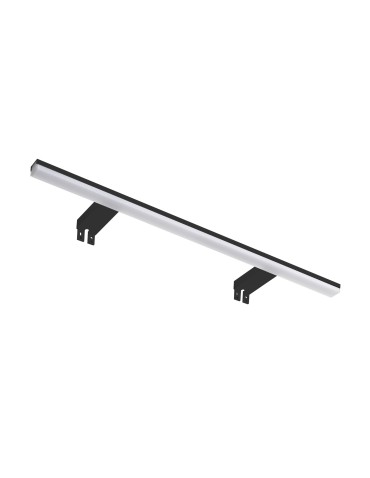MDC Lampa łazienkowa TIWALL KIT (uchwyt lustro/ściana/szafka) czarny mat LED 20W 750mm 3000K IP44 576889109