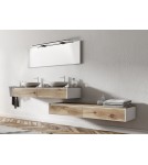 MDC Lampa łazienkowa TIWALL KIT (uchwyt lustro/ściana/szafka) chrom LED 20W 750mm 4000K IP44 576883003