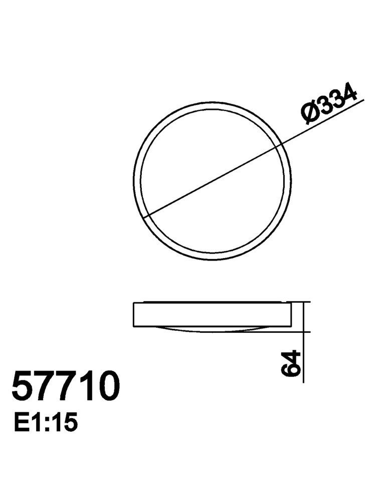 MDC Lampa sufitowa łazienkowa ASLI biały LED 24W 335mm CCT 3000-3750-4500K IP44 577108142