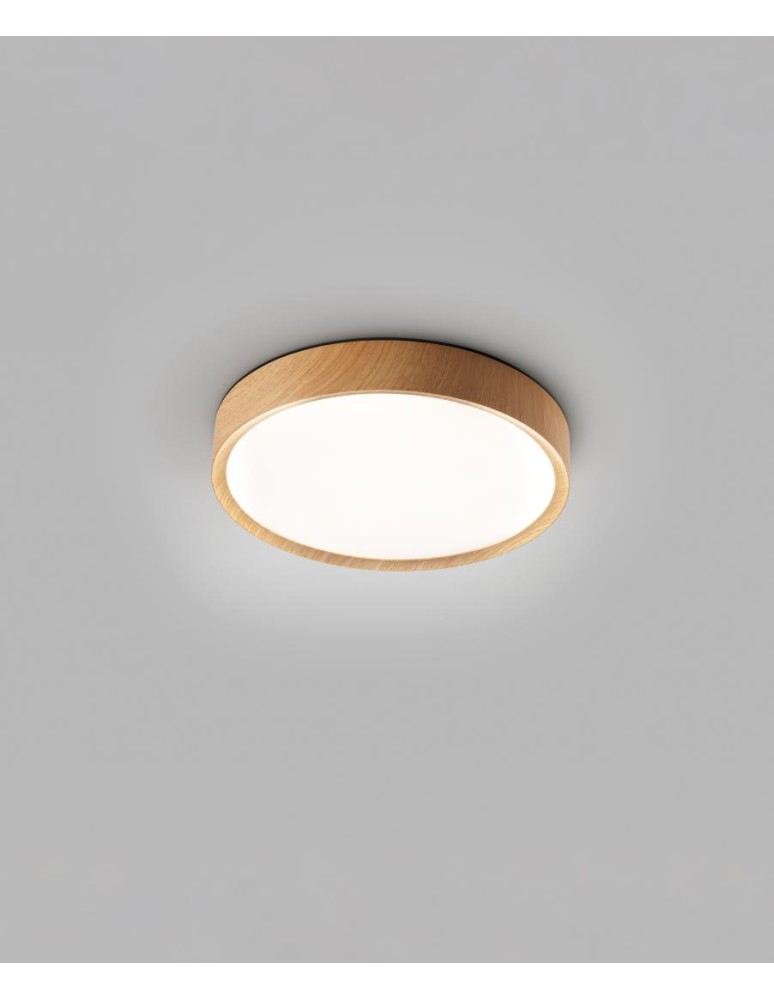 MDC Lampa sufitowa łazienkowa ASLI naturalny LED 24W 335mm CCT 3000-3750-4500K IP44 577105542