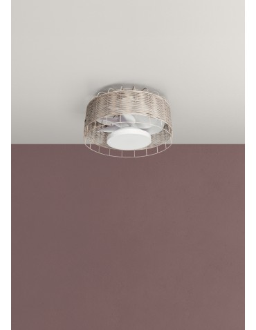 MDC Wentylator MARA biały Ø61 DC 30W LED 24W CCT zmienna barwa , pilot 579558109 - product 2