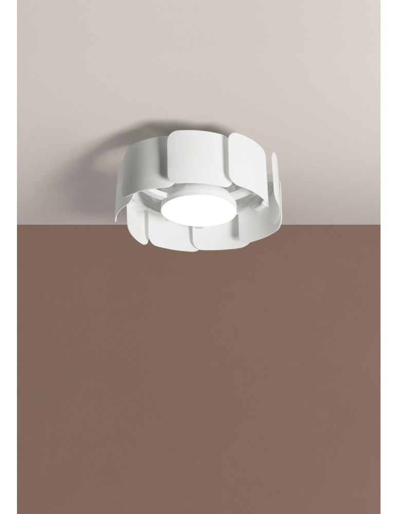 MDC Wentylator VENTI SNAIL biały Ø40 DC 20W LED 24W CCT zmienna barwa, pilot 588608109