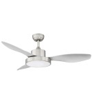 MDC Wentylator RIGA chrom matowy Ø120 DC 32W 3A + LED 36W CCT zmienna barwa 589633509