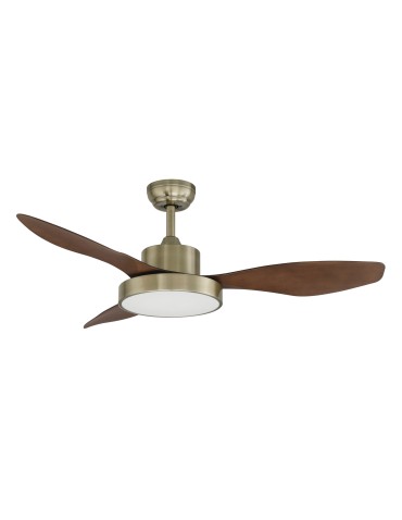MDC Wentylator RIGA mosiądz antyczny Ø120 DC 32W 3A + LED 36W CCT zmienna barwa 589634309