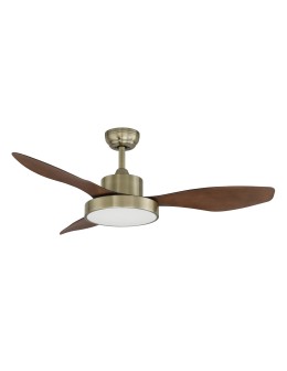 MDC Wentylator RIGA mosiądz antyczny Ø120 DC 32W 3A + LED 36W CCT zmienna barwa 589634309
