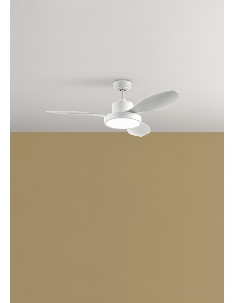 MDC Wentylator RIGA biały Ø120 DC 32W 3A + LED 36W CCT zmienna barwa 589638109