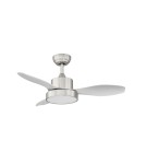 MDC Wentylator RIGA XS chrom matowy Ø96 DC 30W 3A LED 24W CCT zmienna barwa , pilot 589643509
