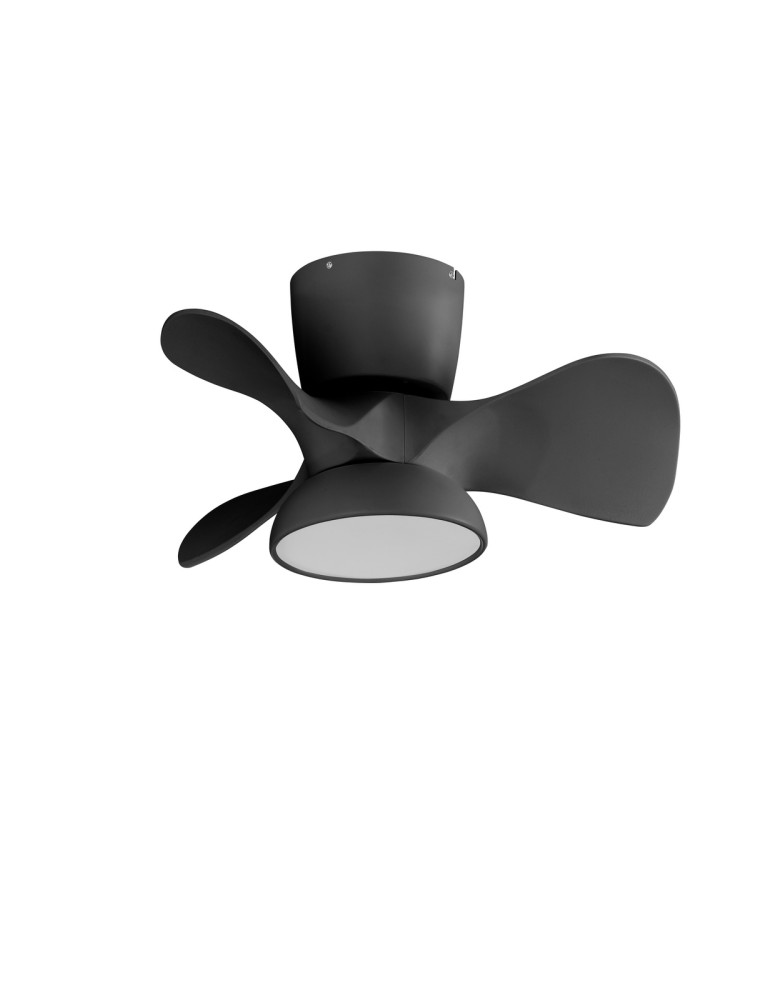 MDC Wentylator VIENA czarny Ø56 DC 26W LED 24W CCT zmienna barwa, APP TUYA 588589109