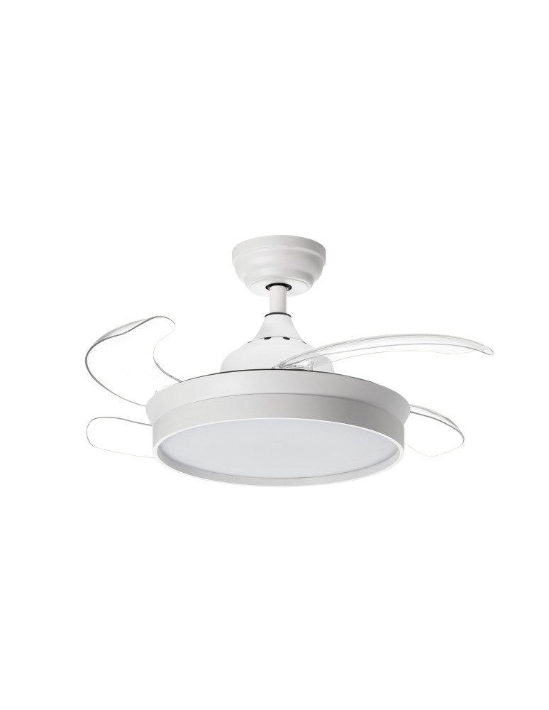 MDC Wentylator BLANES XS biały Ø915 DC 22W LED 24W CCT zmienna barwa, pilot 588658109
