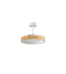 MDC Wentylator LISBOA biały, drewno Ø1065 DC 30W LED 50W CCT zmienna barwa 588688709