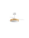 View MDC Wentylator LISBOA XS biały, drewniany Ø915 DC 25W LED 45W CCT zmienna barwa 588698709