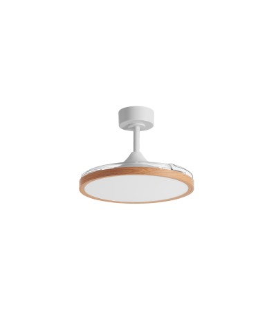 MDC Wentylator CORFU biały, drewno Ø107 DC 33W LED 42W CCT zmienna barwa, pilot 599208709 - product 2