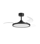 MDC Wentylator CORFU BK Ø107 DC 33W 3A LED 42W CCT zmienna barwa, pilot 599209109