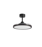 MDC Wentylator CORFU BK Ø107 DC 33W 3A LED 42W CCT zmienna barwa, pilot 599209109