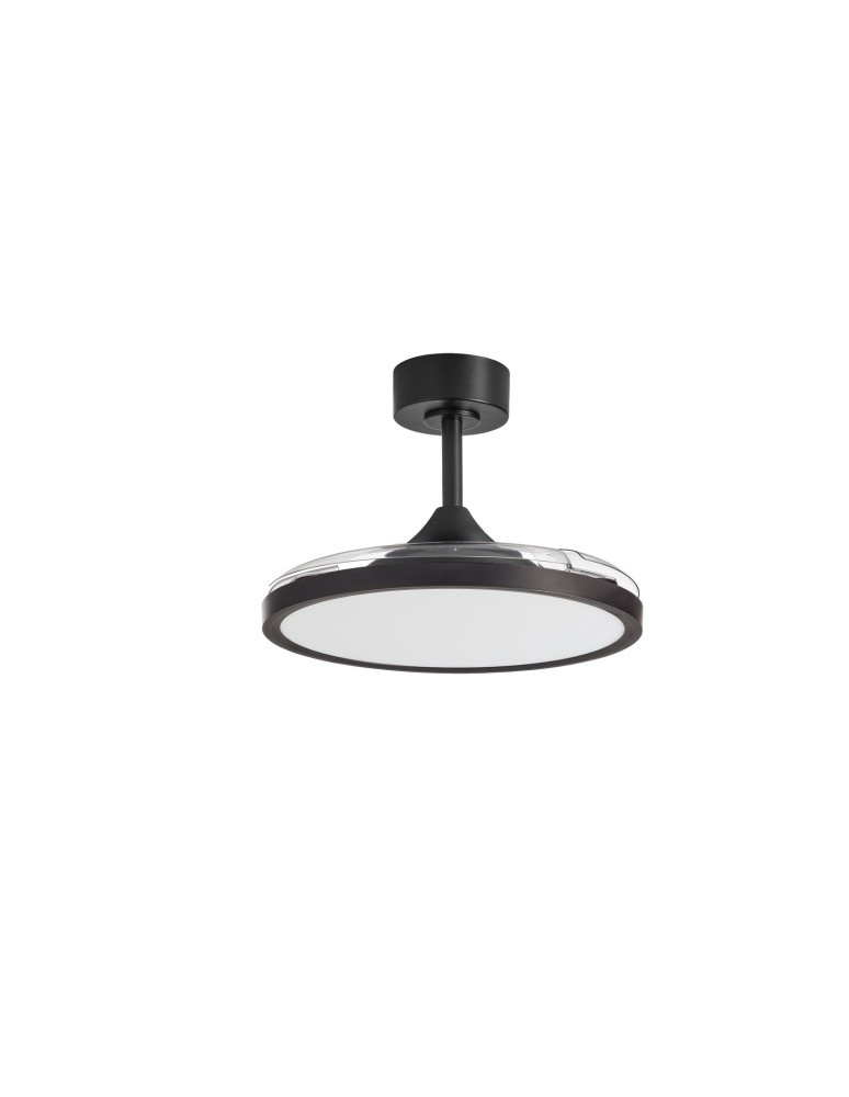 MDC Wentylator CORFU BK Ø107 DC 33W 3A LED 42W CCT zmienna barwa, pilot 599209109
