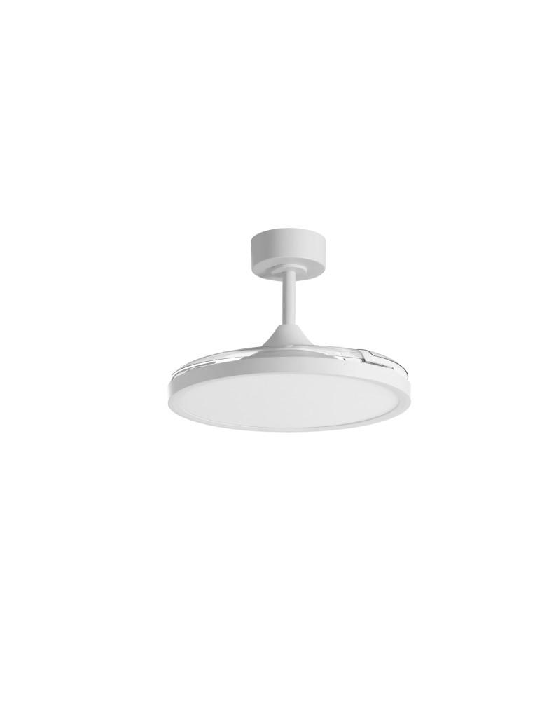 MDC Wentylator CORFU biały Ø107 DC 33W 3A LED 42W CCT zmienna barwa, pilot 599208109