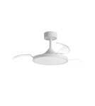 MDC Wentylator CORFU XS biały Ø91 DC 30W 3A LED 36W CCT zmienna barwa, pilot 599218109