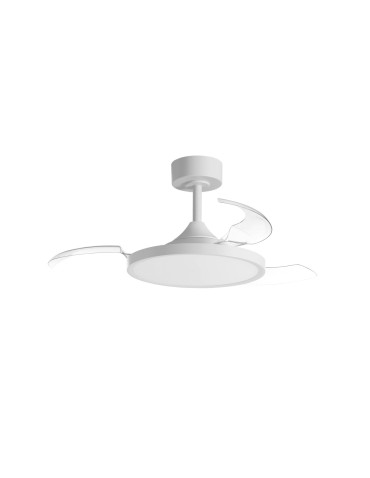 MDC Wentylator CORFU XS biały Ø91 DC 30W 3A LED 36W CCT zmienna barwa, pilot 599218109