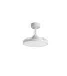 MDC Wentylator CORFU XS biały Ø91 DC 30W 3A LED 36W CCT zmienna barwa, pilot 599218109