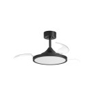 MDC Wentylator CORFU XS BK Ø91 DC 30W 3A LED 36W CCT zmienna barwa, pilot 599219109