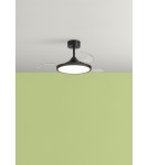 MDC Wentylator CORFU XS BK Ø91 DC 30W 3A LED 36W CCT zmienna barwa, pilot 599219109