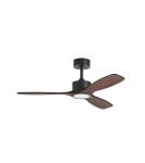 MDC Wentylator SANTORINI czarny, orzech Ø112 DC 30W LED 24W CCT zmienna barwa, pilot 589689809
