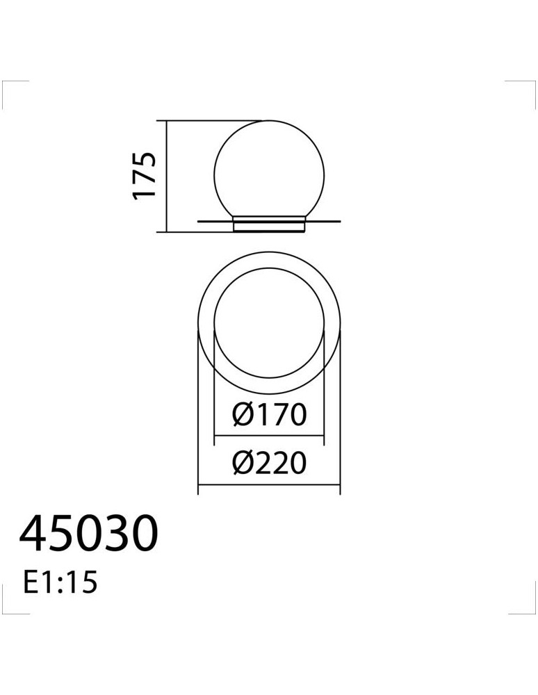 MDC Lampa stołowa FLOC czarny mat, drewniany naturalny Ø17 1xE27 szkło mlecznobiałe 450309103