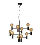 Chandelier chandeliers - Lucide LEANNE Pendant 1xE27 black 21421/10/30 - product 1