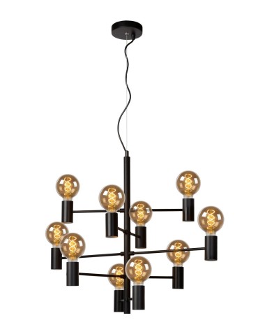 Lucide LEANNE Pendant 1xE27 black 21421/10/30