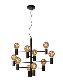 Lucide LEANNE  Wisząca 1xE27 czarny 21421/10/30