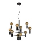 Chandelier chandeliers - Lucide LEANNE Pendant 1xE27 black 21421/10/30 - product 11