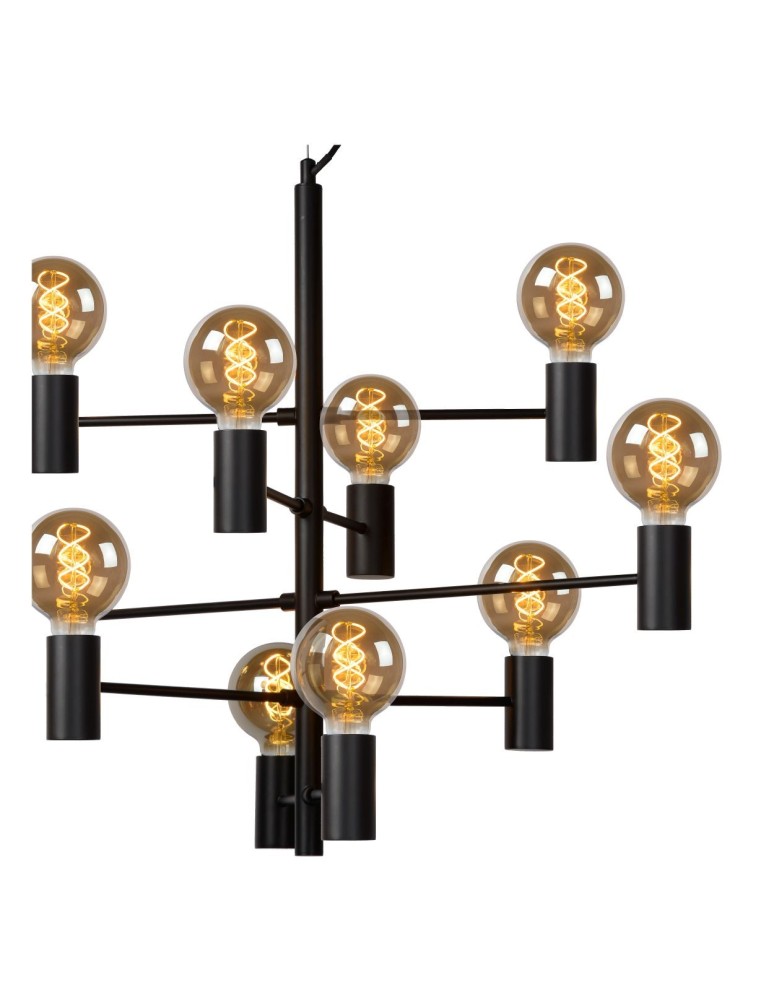 Chandelier chandeliers - Lucide LEANNE Pendant 1xE27 black 21421/10/30 - product kolory-swiatla.pl 15