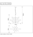 Chandelier chandeliers - Lucide LEANNE Pendant 1xE27 black 21421/10/30 - product 18