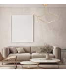 Zambelis Sufitowa LED 49W 3000K Aluminium Złoty Mat 2071