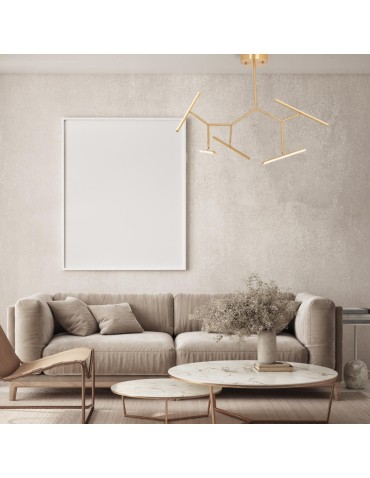 Zambelis Sufitowa LED 49W 3000K Aluminium Złoty Mat 2071 - product 2