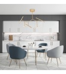 Zambelis Sufitowa LED 49W 3000K Aluminium Złoty Mat 2071