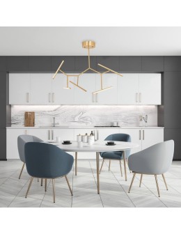 Zambelis Sufitowa LED 49W 3000K Aluminium Złoty Mat 2071