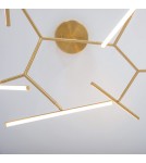 Zambelis Sufitowa LED 69W 3000K Aluminium Złoty Mat 2073