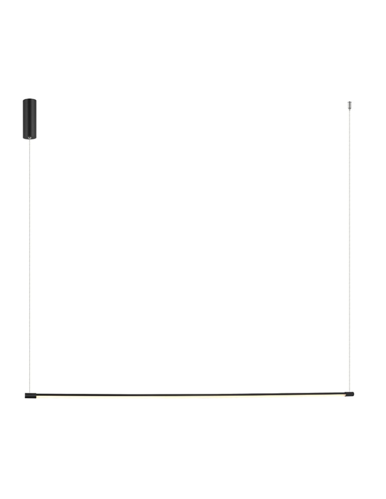 Zambelis Wisząca LED 19W 3000K Aluminium Czarny 20119