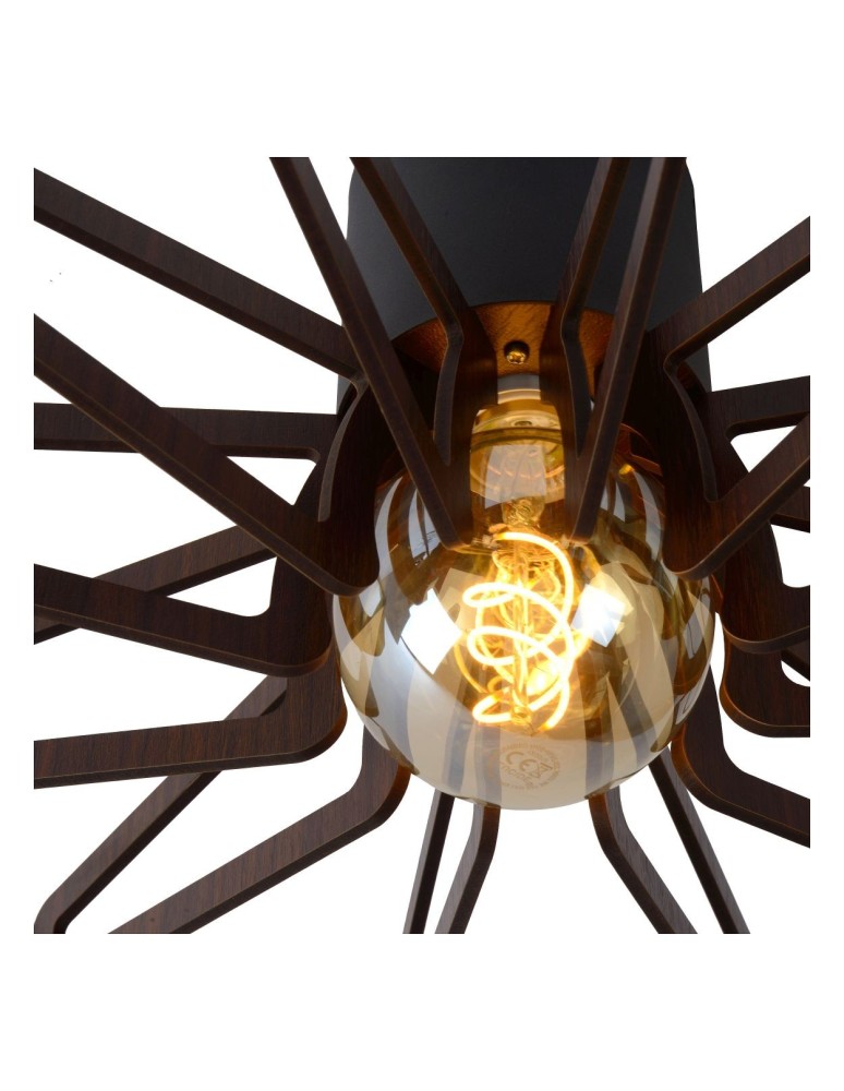 Ceiling lamps - Lucide ZIDANE Ceiling 1xE27 black 77184/45/30 - product kolory-swiatla.pl 8