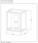 Wall lamps - Lucide ARTHUR Wall mounted 1xE27 black swordfish 08224/01/30 - product 15