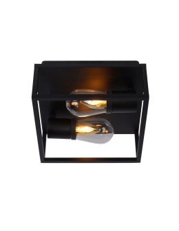 Lucide CARLYN Ceiling 2xE14 black 27100/02/30