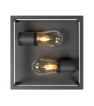 Hermetic plafonds - Lucide CARLYN Ceiling 2xE14 black 27100/02/30 - product 14