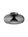 Zambelis Sufitowa LED 30W 2700K 3000K Triac Czarny Mat Szkło Dymione 25279