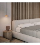 Zambelis Wisząca LED 9W Czarny Piaskowany Baza Beżowy Czerwony Klosz Oyster Biały 25346